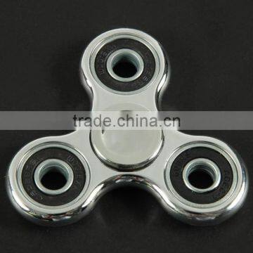 Electroplated Metal Color Fingertips Gyro Toys Finger Decompression Triangle Gyro Manufacturers photo-4