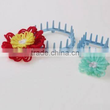 Hand Knitting Tools Flower Fork Knitted Device Knitting Loom Knit Daisy Flower Pattern Maker Weave Set Home DIY Craft Tool photo-3