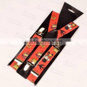 High Quality Elastic Mens Suspenders , Custom Print Elastic Suspenders, Fashion Elast Kids Suspenders photo-5