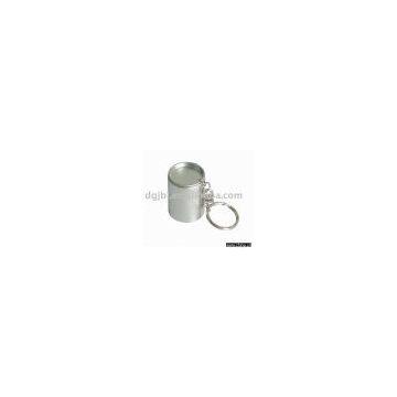 Round Tin Box With Chain