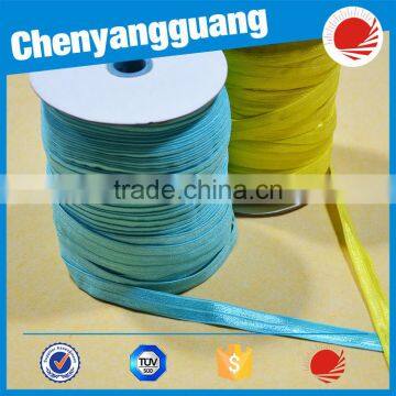 1 Inch Customized Spandex Fold Over Elastic For Bra Straps photo-4