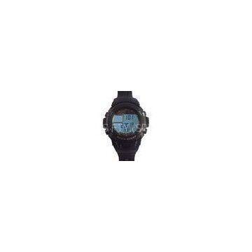 Black Wireless Pulse Measuring Watch LCD Blood Pressure Monitor