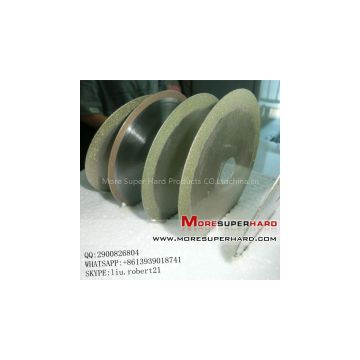 Electroplated bond diamond cutting wheel for glass