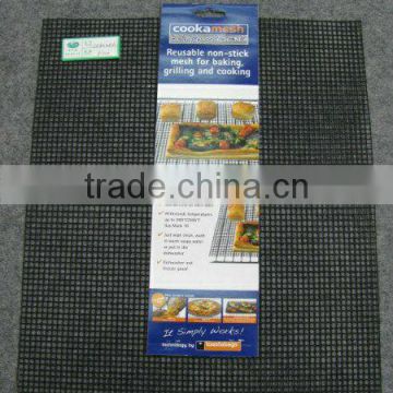 BLACK PIZZA MESH OVEN SHEET/TRAY- FOR CRISPY BASES FAB! - 33*40cm