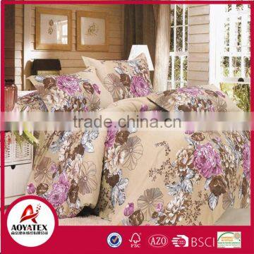 100% Polyester Hotel Bed Sheets Wholesale,70gsm Bed Sheet Microfiber for Home Using photo-4