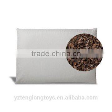 Bedding use 100% orangic buckwheat stuffed white plain pillow