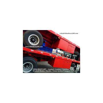 19 CHINA HEAVY LIFT - Lowbed Trailer / Lowboy Trailer / Flatbed Container Trailer - CHINA HEAVY LIFT