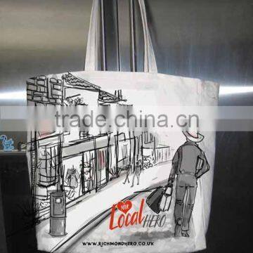 printed organic shopping bag