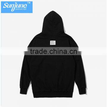 High Quality Long Sleeve Drawstring Kangaroo Pocket Sleeve Webbing Ninjal Hoodie photo-4