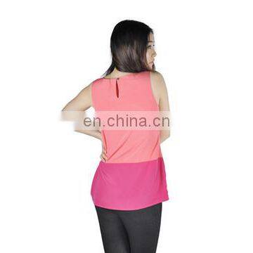 Fashion Joint Chiffon Sheer Shirts for Women
