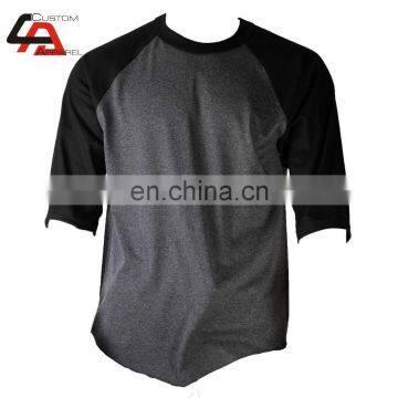 Latest NEW Size S-2XL Baseball Raglan 3 4 Sleeve T-Shirt TEE For Men