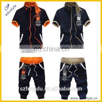 wholesale sweat suits tracksuit sports wear short pant hoodie suit