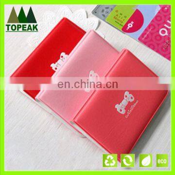 Korean Style Bow Pattern Cards Holder Bag Cute Card Storage Bag With Bow Knot Decor CH-001