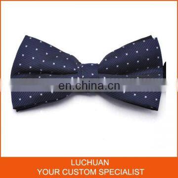 New Design Striated Satin Little Star Men Neck Bow Tie