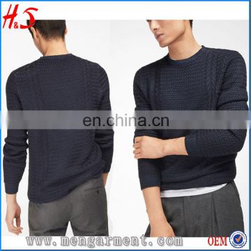 High Demand Latest Style Men's Pullover Crew Neck Shrug Sweater