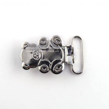 1 Inch Teddy Bear Mitten Metal Clip for Baby Toddler and Kids photo-3