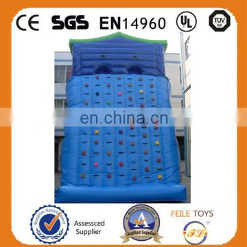 2015 New design inflatable rock climbing wall for sale