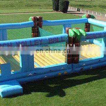 CE inflatable water volleyball court inflatable beach volleyball