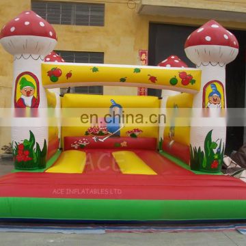 high quality cheap commercial grade indoor mushroom Inflatable bouncer for kids