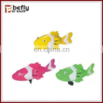 Promotional wind up kids plastic fish toys