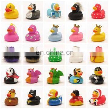 Promotional cheap christmas rubber duck, custom vinyl floating rubber ducks, bulk superman rubber ducks wholesale