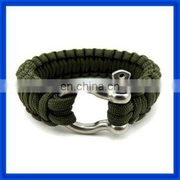 2014 Latest Men's And Women YUAN Survival Supplies Paracord Bracelet TPSJ116# From China Best Factory