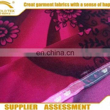 2016 high quality printed velvet 5000/9000 micro velvet fabric