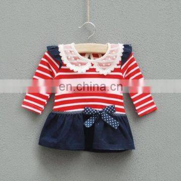 Wholesale baby kids Ruffle Party Dresses High Quality New Model Girl Dress Custom Clothing Girls Dress Clothes