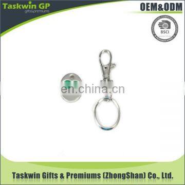 Custom Fashion Chinese Style Metal Souvenirs Trolley Coin Keyring