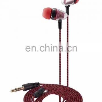 Braided Wire Cheap Earphone With Mic Cell Phone In-ear Headset for Smart Phone photo-4