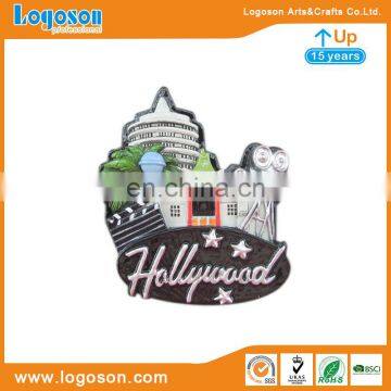 Delicated Appearance Custom Fridge Magnets Hollywood Tourism Souvenirs