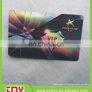 Holographic Foil Stamping Plastic PVC Clup VIP Cards photo-2
