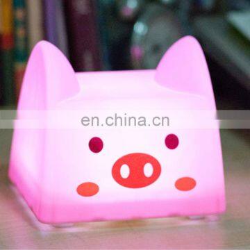 Mini Cartoon Night Light Pat Light, Press Lamp