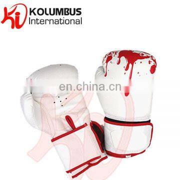 Blood Splatter Boxing Gloves PU Leather Boxing Gloves