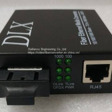 HD IP Camera to Fiber Converter Gigabit Ethernet Fiber Optic Transmitter and Receiver Single Port Fiber Media Converter photo-3