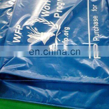 blue pvc tarpaulin for food, UN WFP tarpaulin