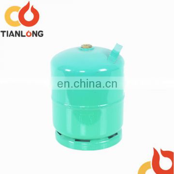 China supplier outdoor 3kg lpg gas cylinder for camping