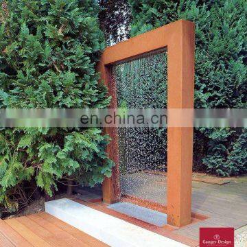 Corten steel metal commercial outdoor garden treasures classics furnitures