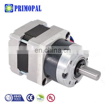 51mm dc 0.4A Helic 1:369 Planetary Small 8N.cm Metal Sleeve Bearing Micro Nema 16 Stepper Gear Motor With Gearbox for Instrument
