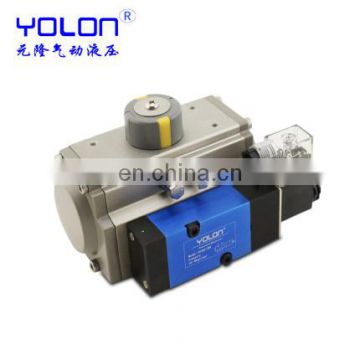 Pneumatic actuators AT series double acting pneumatic rotary valve cylinders