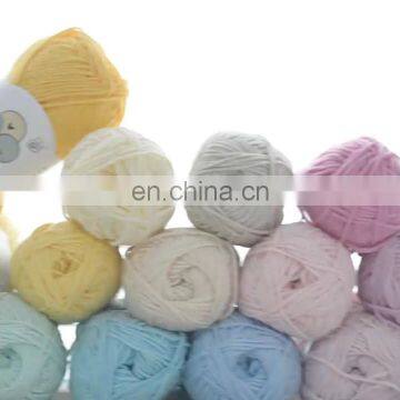 YarnCrafts Crochet Hand Knitting Washable Cotton Blended Yarn with 5 Ply Sock