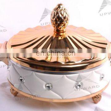 Nice affordable convenient insulation barrel food warmer chafing dish factory price 3.5L Sell well in Africa