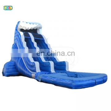 tidal white wave wavy tsunami inflatable water slide