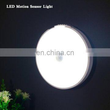 Manufacturer 20mm Round Battery Powered Wireless PIR Mini Indoor Night Light With Motion Sensor photo-4