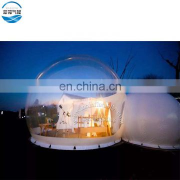 Portable Inflatable  bubble  hotel /dome hotel style bubble outdoor tent