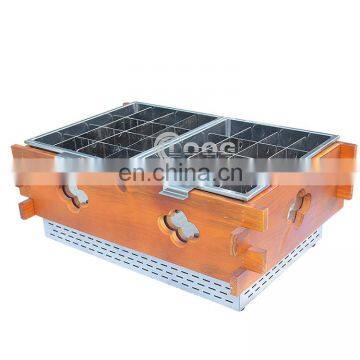 Electric Donut Fryer/2 Tank 32 Grid Wood Taiwanese Oden Machine/Taiwanese Oden Maker in Stock photo-3