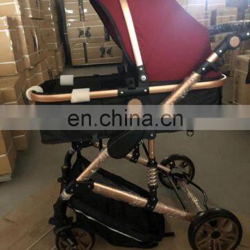 Chinese Factory Hot Sale Pram Lightweight 4 Wheel Baby Stroller photo-5