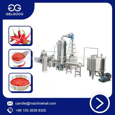 Industrial Fully Automatic Chili Sauce Processing Machine