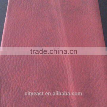 Print and bronzed suede fabric bonded with single velvet for sofa