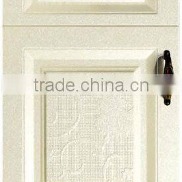 Classic style PVC/ wood kitchen cabinet door panels with different patterns